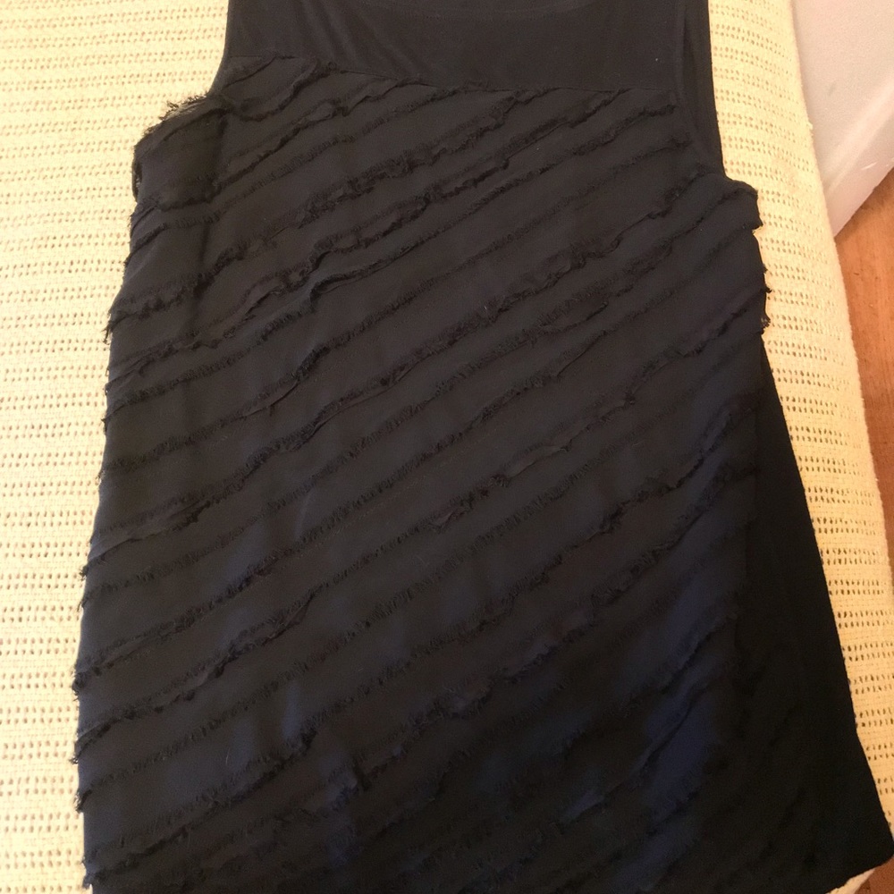 Black Frilly Top